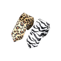 SKBT138  A large number of custom-made ties, men's Korean narrow 5cm small tie, hand-made leopard zebra tie, personalized student trend SKBT138  A large number of custom-made ties, men's Korean narrow 5cm small tie, hand-made leopard zebra tie, personalized student trend